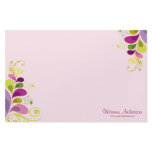 fatfatin Colourful Floral Deco Leaves Stationery