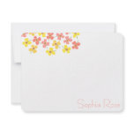 fatfatin Daisy Pop Sweet Pink Thank You Card Invite