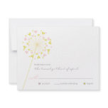 fatfatin Dandelions Love 05 Custom RSVP Card Personalized Invite