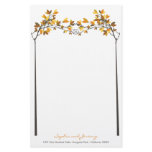 fatfatin Fall Autumn Knotted Love Trees Wedding