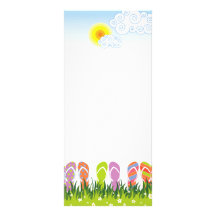 fatfatin Flip Flops Fun In The Sun Rack Card