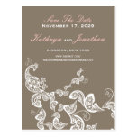 fatfatin Floral Peacock Photo Save The Date Post Card