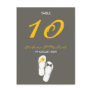 fatfatin Hibiscus Flip Flops Table Number Card