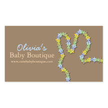 fatfatin Jigsaw Bunny Blue Custom Business Card