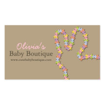 fatfatin Jigsaw Bunny Pink Custom Business Card
