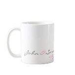fatfatin Just Married! Wedding Couple Custom Mug