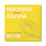 fatfatin Loopy Love Lines Save The Date Magnet