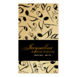 fatfatin Music Notes Artist Businesscard Business Card