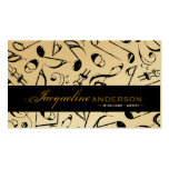 fatfatin Music Notes Artist Businesscard Business Cards
