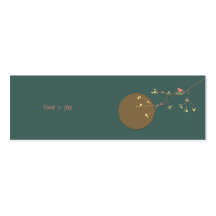 fatfatin Nesting Bird and Family 02 Profile Card Business Cards