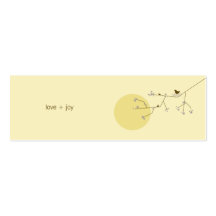 fatfatin Nesting Bird and Family 04 Profile Card Business Cards
