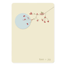 fatfatin Nesting Bird and Family Profile Card Business Card Templates