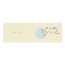 fatfatin Nesting Bird and Family Profile Card Business Cards