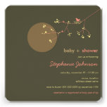 fatfatin Nesting Bird Family 2 Baby Shower Invite