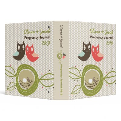 fatfatin Nesting Owl Family Custom Binder by fatfatin_mini_me