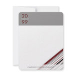 fatfatin Pin Stripes Graduation Thank You Card Personalized Invitations