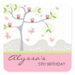 fatfatin Pink Cupcakes On A Tree Gift Stickers