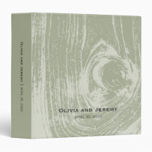 fatfatin Rustic Wood Spring Summer  Wedding Journa Binders