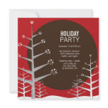 fatfatin Snow Trees Holiday Party Invitation