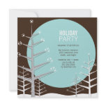 fatfatin Snow Trees Holiday Party Invitation