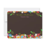fatfatin Spring Flower Garden Bridal Shower Thank