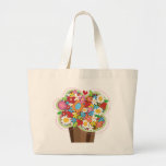 fatfatin Spring Flowers Cupcake Custom Bag