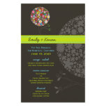 fatfatin Spring Flowers Pop Tree Wedding Menu