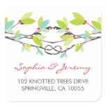 fatfatin Spring Knotted Love Trees Address Labels