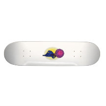 Father Alien on Phone Skateboard Decks