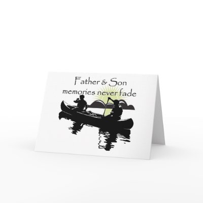 Father and Son Greeting Cards by Spyder13x085