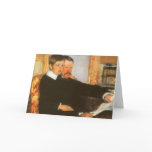 Father and Son Family Portrait by Mary Cassatt Greeting Card