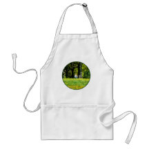 Father and Son Under the Trees Apron
