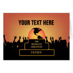 Father Cheers Greatest  Award Card