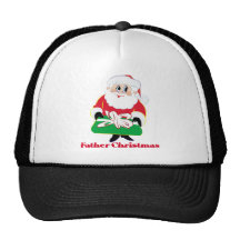Father Christmas Mesh Hat