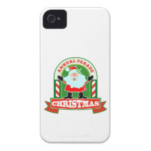 Father Christmas Santa Claus iPhone 4 Case-Mate Case