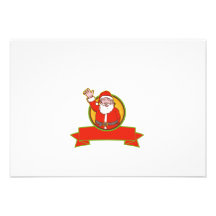 Father Christmas Santa Claus Personalized Invitation