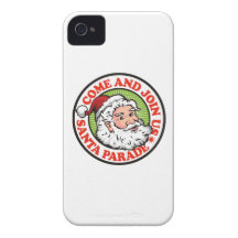 Father Christmas Santa Claus Parade iPhone 4 Cover