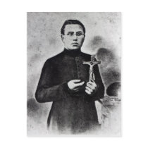 Father Damien Postcard