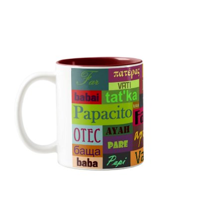 Father in any Language Mug by ChiaPetRescue