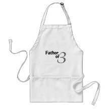 Father Of 3 Apron