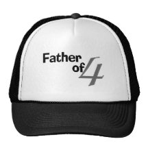 Father Of 4 Hats