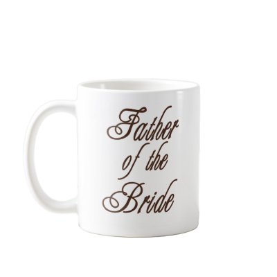 Father of Bride Classy Browns Mugs by weddingsareus