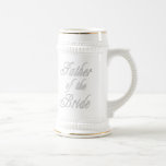 Father of Bride Classy Greys Coffee Mugs