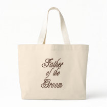 Father of Groom Classy Browns Tote Bags