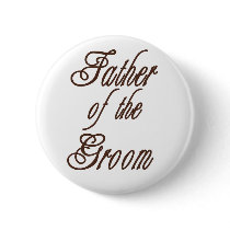 Father of Groom Classy Browns Pins