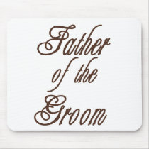 Father of Groom Classy Browns Mouse Mat