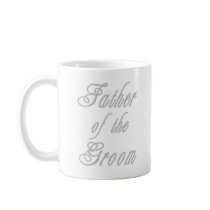 Father of Groom Classy Greys Mugs