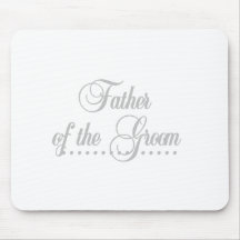 Father of Groom Grey Elegance Mouse Pads