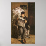 Father Of The Artist Reading by Cezanne, Fine Art Posters