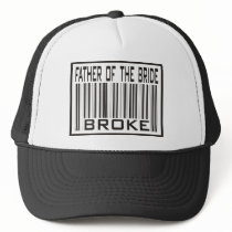 Father of the Bride Broke Trucker Hat